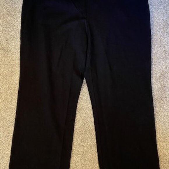 Lane Bryant Black Yoga leggings with Rainbow Logo Waistband - Picture 2 of 11